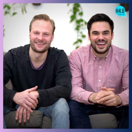 Jonas Schindler (links) und Malte Helmhold (rechts) im Handel4.0 Podcast